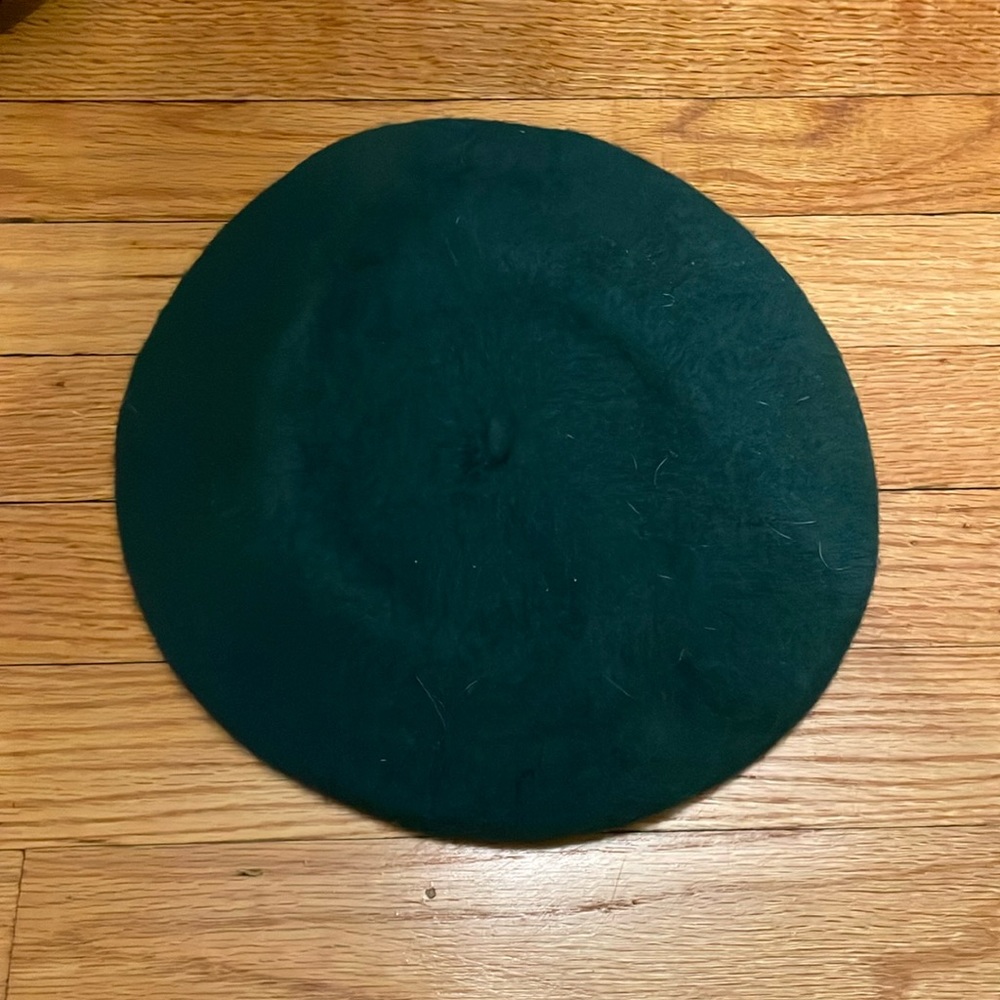 Dark Green Beret Hat
